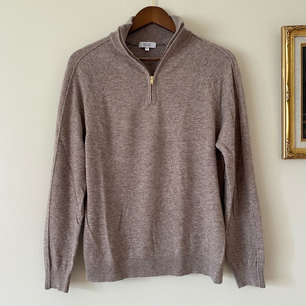 Reiss Wool Cashmere Sweater NWOT MINT Medium